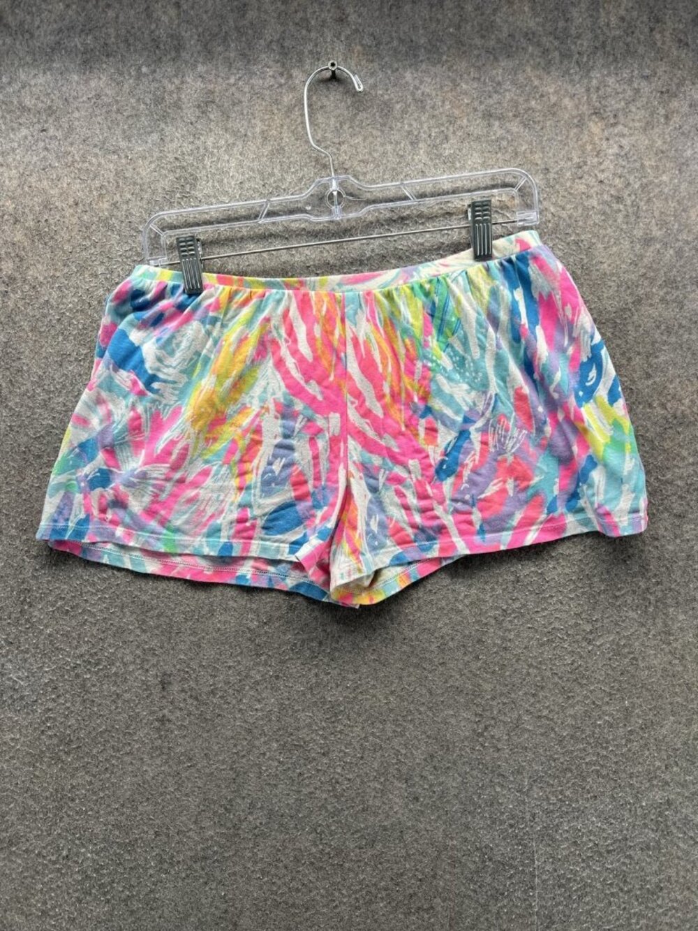 Lilly Pulitzer Shorts Girls XL 12-14 Multicolor 3 In Floral Jersey Elastic